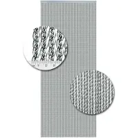 Vliegen gordijnen expert Venetië Zilver 100x240 vliegengordijn -