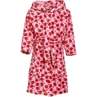 Playshoes Fleece Badjas Aardbeienroze | Maat: 122/128