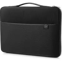 HP Carry Sleeve - Beschermhoes notebook - 15.6 - zwart, zilver - voor OMEN by HP 15; HP 14, 15; ENVY 13; Pavilion 14, 15; Pavilion Gaming 15; Pavilion x360