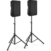 ACV Actieve speakerset - VSA150S - Geluidsinstallatie met Bluetooth incl. statieven - 1000W - 15''