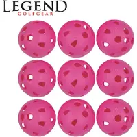Legend Holle Plastic Golfballen Roze 9 Stuks