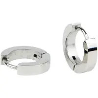 Kalli Oorringen Platte Buis Zilver 0.9 cm | 1813