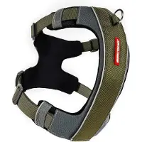 EzyDog X Link Honden Tuigje Hondentraining - Honden Harnas - XS - Khaki Groen