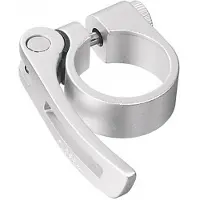 Ergotec Zadelpenklem Ergotec SCQ-080 ø31,8 aluminium met snelspanner - zilver
