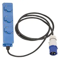 Q-Link CEE stekkerdoos | | 5 meter