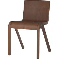 Audo Copenhagen Ready Stoel Donker Gebeitst Eikenhout - Stoelen Eikenfineer Red stained Oak - 71024-005754