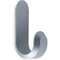 Normann Copenhagen Haakje Curve Mini Hooks Matt Silver (2-Delig)