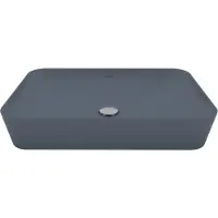 Bally Ultra Waskom Zonder Kraangat 45x60cm Mat Basalt