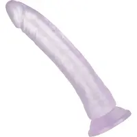 EIS ICE, luxe zuignapdildo "Dark Knight", realistisch uiterlijk, handsfree genot, 19 cm, zwart