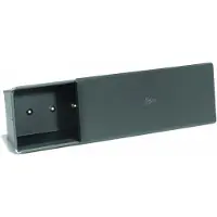 Patisse casinobroodvorm met deksel 30 x 12 x 8,5 cm staal antraciet