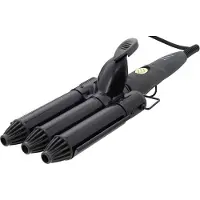 Elle Golfkrultang - Triple Wave Curler Soft Touch Matt Finish - Haar Styling - Haar Liss - Haar Golfkrultang -﻿﻿Krultang met 3 cilinders