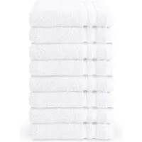 Byrklund gastendoekjes 30x50 - set van 8 - Hotelkwaliteit - Wit