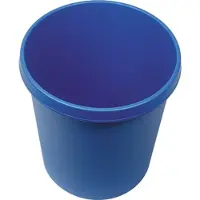 Helit Prullenbak 18 l Blauw PE (polyetheen)