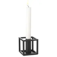 Audo Copenhagen Kubus 1 kandelaar black (zwart)
