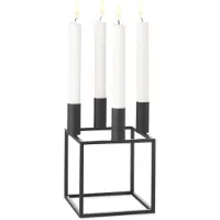 By Lassen Kubus 4 kandelaar black (zwart)