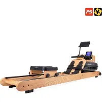 VirtuFit Elite Water Resistance Houten Roeitrainer - Oak - Gratis trainingsschema