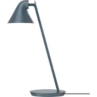 Louis Poulsen Design tafellamp NJP Mini, dimbaar, blauw, Woon-/ Eetkamer, Aluminium, Design, tafellamp