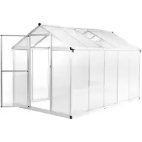 vidaXL Tuinkas 11,19 m³ 302x190x195 cm aluminium