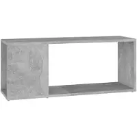 vidaXL Tv-meubel 80x24x32 cm bewerkt hout betongrijs