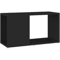 vidaXL Tv-meubel 60x24x32 cm bewerkt hout zwart