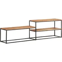 vidaXL Tv-meubel 180x30x50 cm massief acaciahout