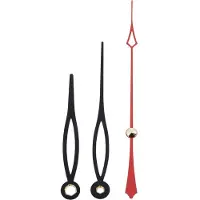 Eurotime Wijzerset Modern Aluminium Sc, Zwart