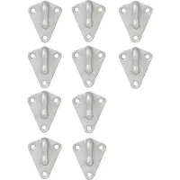 Pricenet Touwhaak metaal 40x45mm 10 stuks