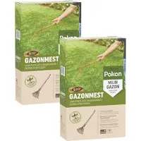 Pokon Bio Gazonmest - Gazonmeststoffen - 2 x 30 m2