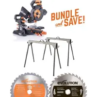 Evolution - COMBOPACK R185SMS+ + SAWHORSE + ZAAGBLAD HOUT - DIA 185 MM - 1200W - 13KG