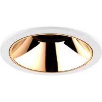 Groenovatie LED Inbouwspot 15W CREE - Rond - Ø108mm - Kantelbaar - Wit/Koper