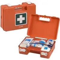 Heka verbandkoffer Minimulti BHV | Inclusief Wandbeugel | 61 producten | Eerste Hulp - Koffer - EHBO - Verbanddoos | Bedrijven - BHV - kleinere bedrijven - werkbus |
