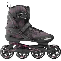 Roces Weft Thread 84 Dames Skeelers - 4x84mm Wielen - Fitness Inline Skates - Zwart Paars - Maat 37