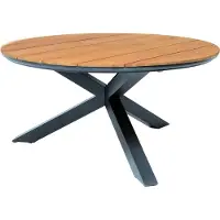 Tierra Outdoor Eettafel Omnigo Antraciet D 150 H 74 Cm