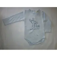 Noukie'S - Body - Rompertje - Bleek blauw - Paco - 1 jaar 80