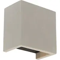 QAZQA Industriële betonnen wandlamp met lichteffect - Meave