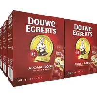 Douwe Egberts Aroma Rood Sticks Oploskoffie - 6 x 25 zakjes