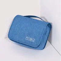 Travel Norras toilettas met haak - ophangbare toilettas - reis toilettas - kamperen toilettas - licht blauw