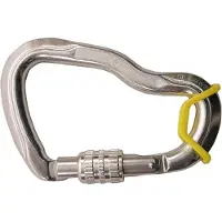 Kong Via Ferrata Karabiner Met clip om verdraaiing te voorkomen