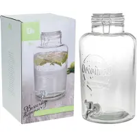 Northix Glazen drank dispenser 8 liter - Glazen limonade dispenser 8 liter