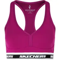 SKECHERS Go Walk Jacquard Sports Bra Paars S Vrouw