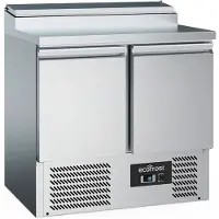 Ecofrost Saladette 240L - 2 Deuren - Statisch Koeling - +2°C/+8°C