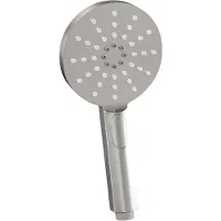 Brauer Inbouwthermostaatset Brushed Carving Incl Baduitloop en 3 Standen Handdouche RVS