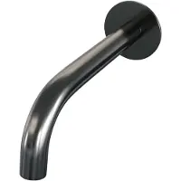 Brauer Gunmetal Edition inbouw badkraan met uitloop en staafhanddouche gunmetal geborsteld PVD