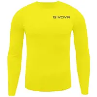 Givova Thermoshirt LS/ lange mouwen, , GEEL, Maat L