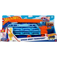 Hot Wheels Speed Drop Transport Vehicle Goud Kinderen