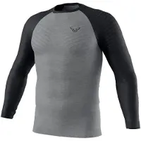 Dynafit - Tour Light Merino L/S Tee - Merino-ondergoed M, grijs