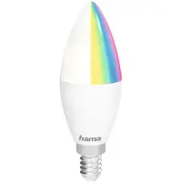 Hama 00176599, 5,5 Watt, 40 Watt (equivalent), E14 fitting, 470 lumen, 20.000 uur, Daglicht, Dimbaar, Warm wit
