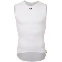 Pearl Izumi Transfer Mesh mouwloze baselayer Heren, wit L 2022 Mouwloze ondershirts