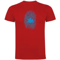 Kruskis Motorbiker Fingerprint T-shirt Met Korte Mouwen