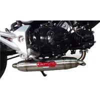 Gpr Exclusive Deeptone Inox Reverse Msx/grom 125 13-17 Cat Gehomologeerd Compleet Uitlaatsysteem